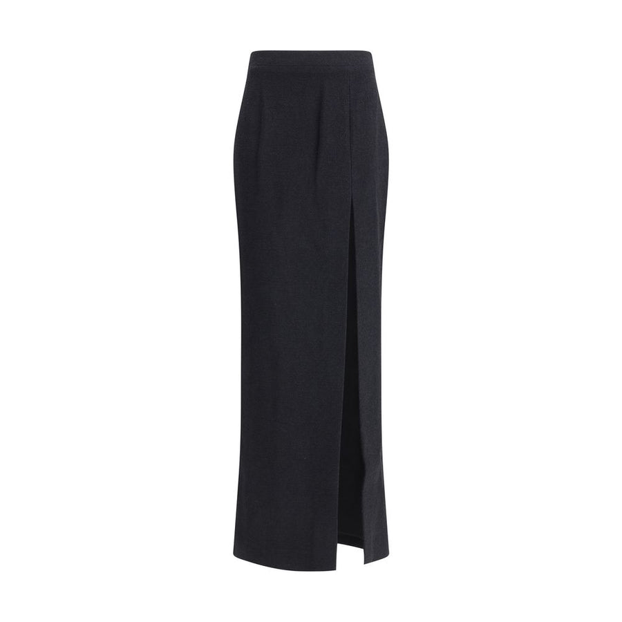 Alessandra Rich 90% Wool skirt in black