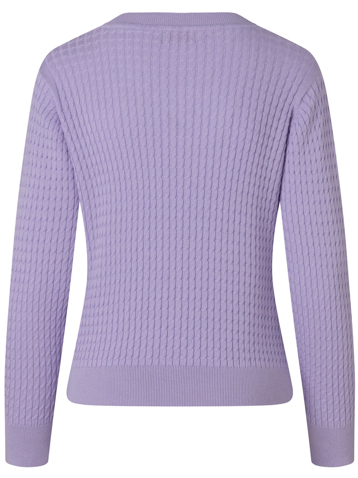 Scollo V Pink & Purple Maglia
