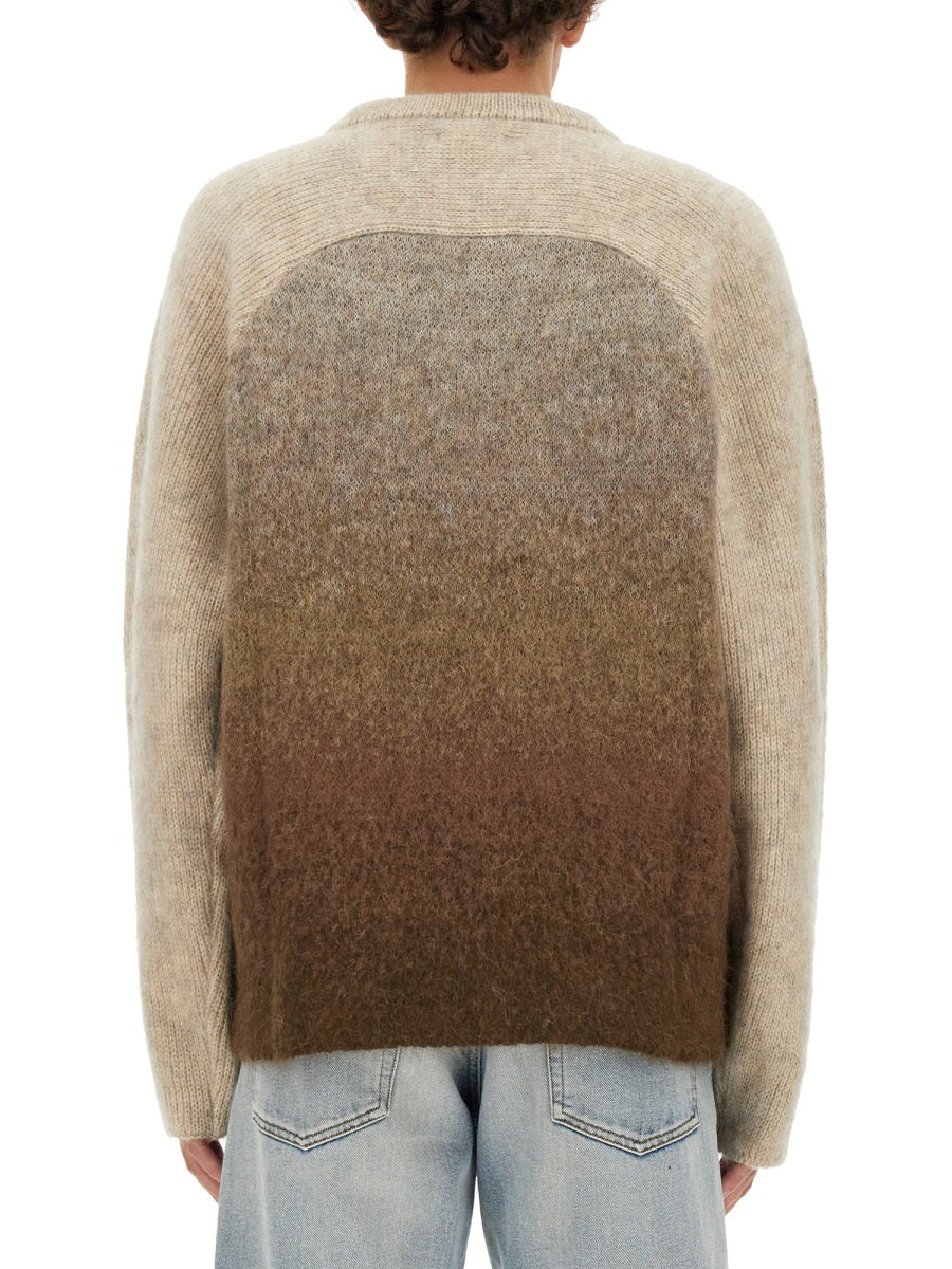 Knit Jumper Mohair Blend Brown Jumpers