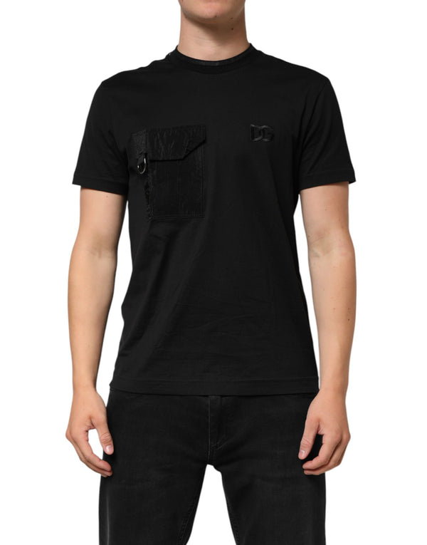 Dolce & Gabbana 90% Cotton t-shirt in black