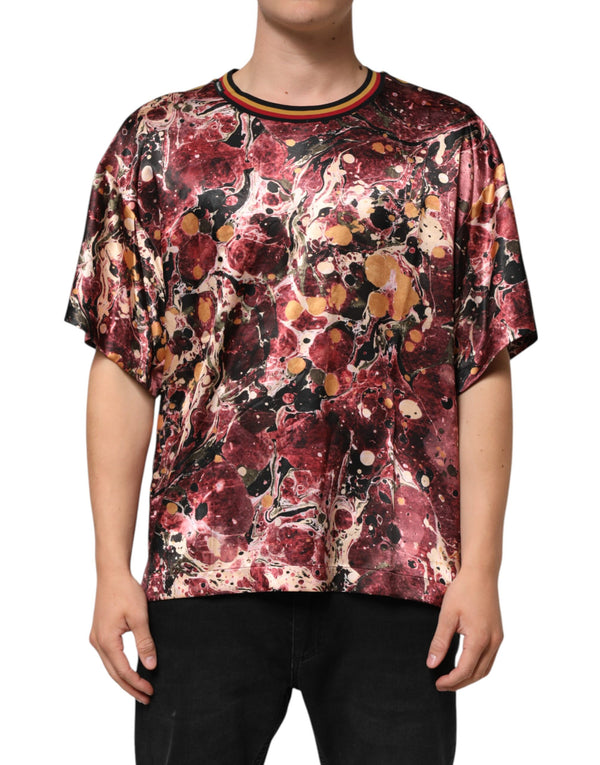 Dolce & Gabbana 95% Polyester t-shirt in multicolor