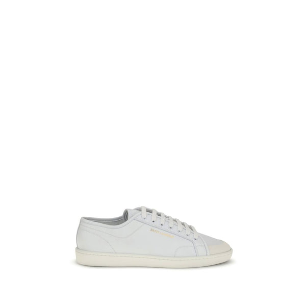 Saint Laurent Upper 100% Calf Leather Bos Taurus sneaker in white