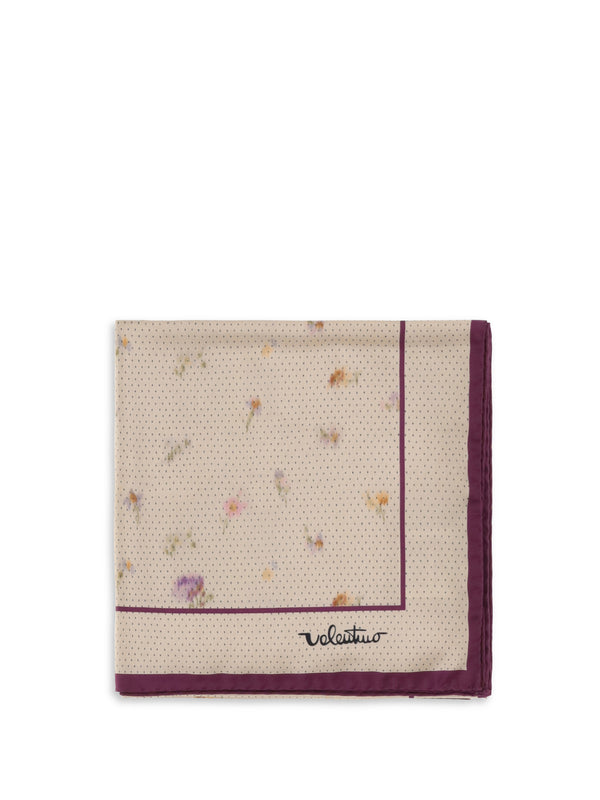 Valentino Garavani 100% Silk scarf in beige