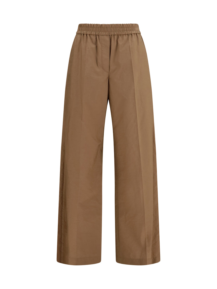 Brunello Cucinelli 75% Cotton trousers in beige