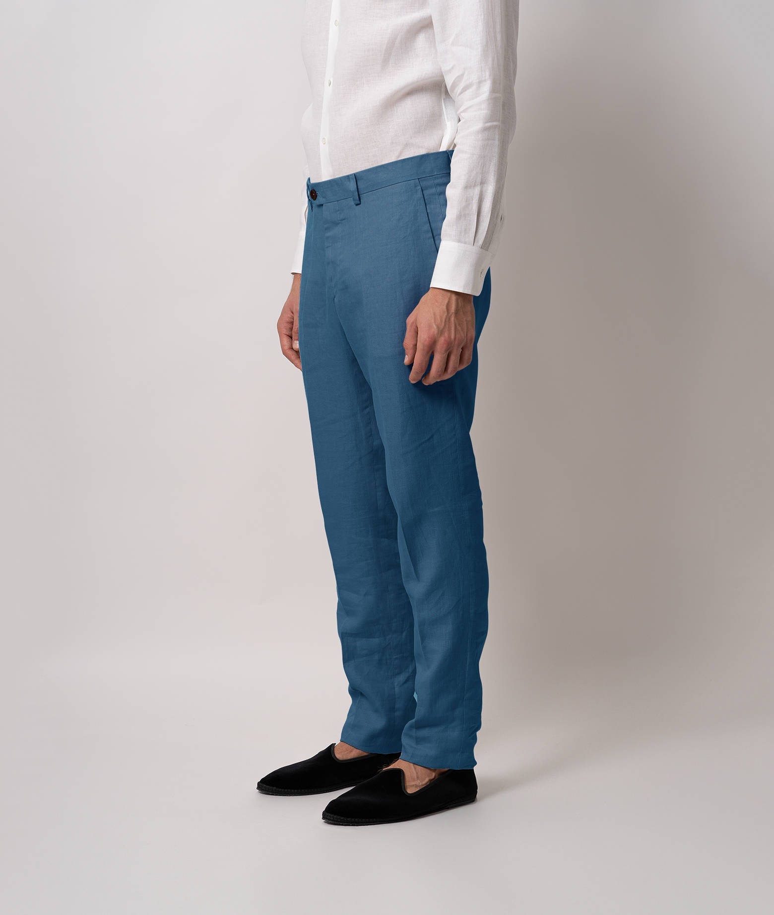 Linen Trousers Ubud Blue Sportswear