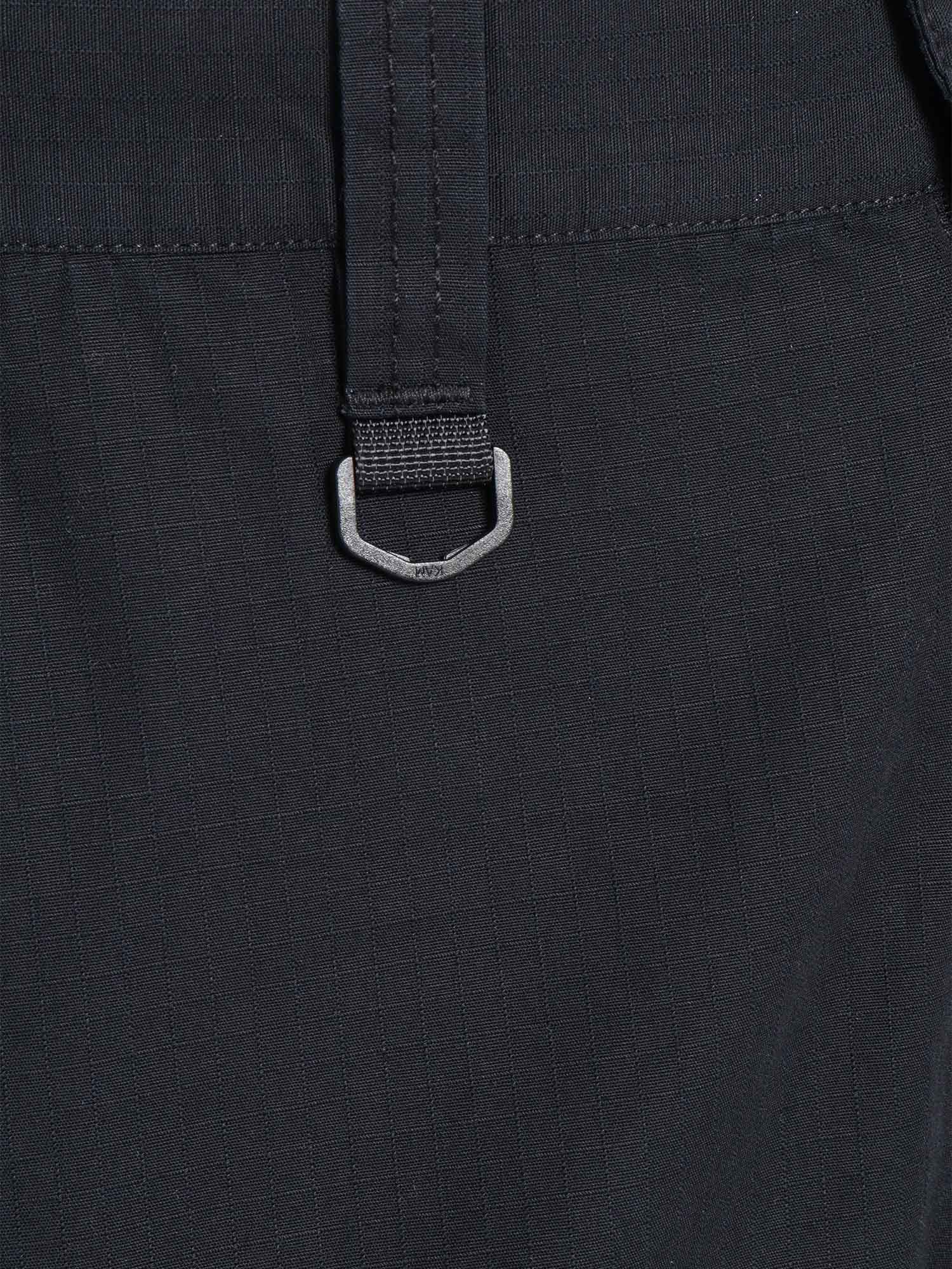 Blue cargo shorts Black Cotton Polyamide