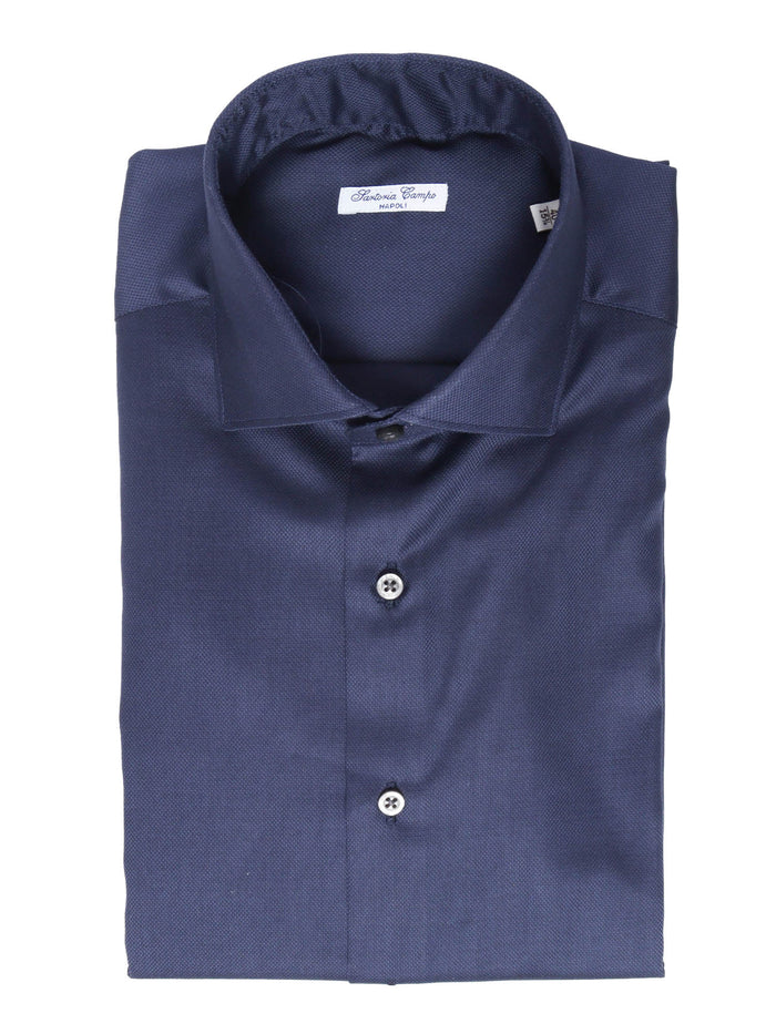 Stretch shirt Blue Cotton Elastane