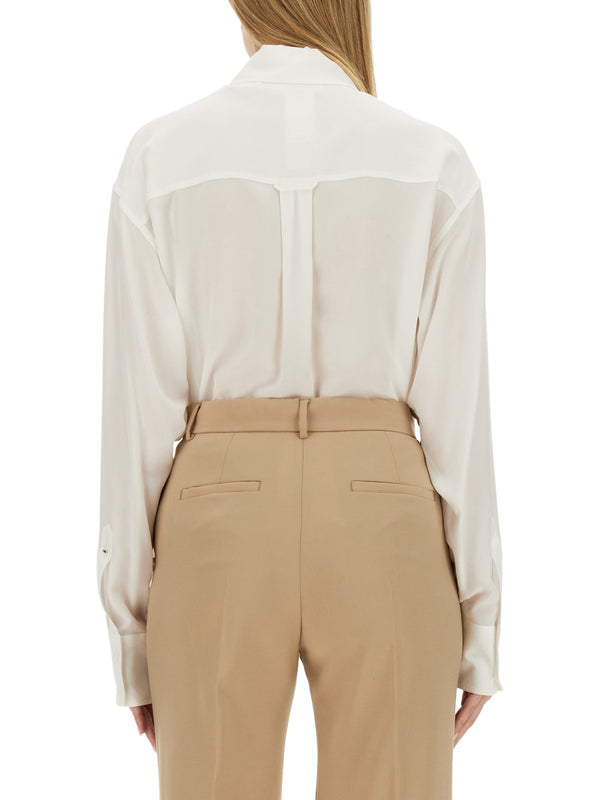 Ivory Shirt Silk