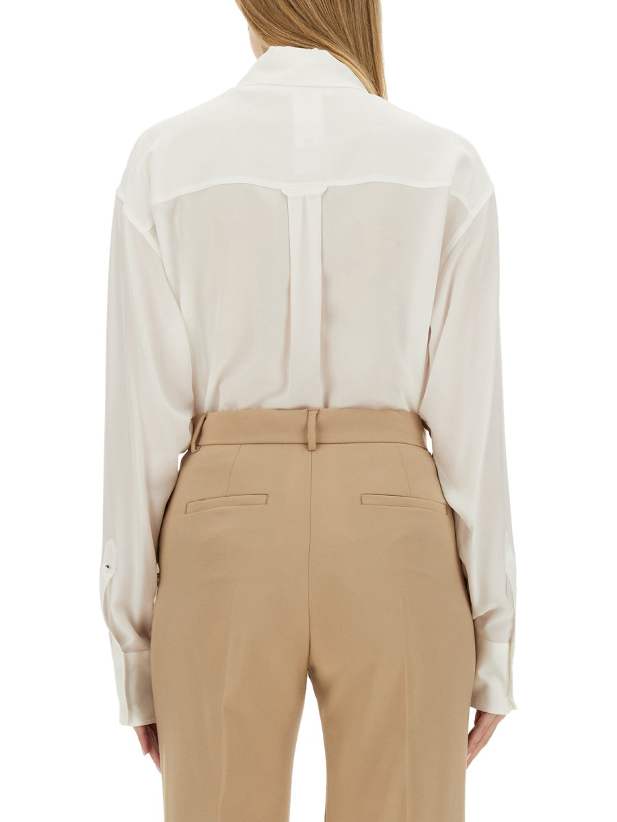 Ivory Shirt Silk