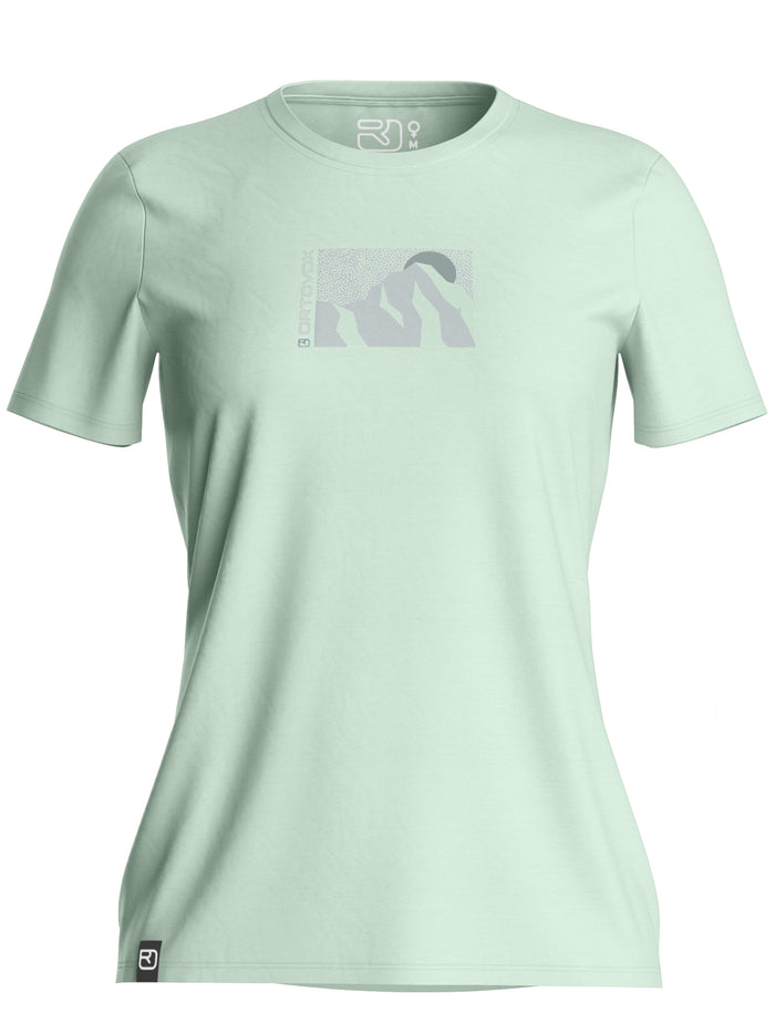 120 Cool Tech Mtn Sun Ts W Green T-shirt