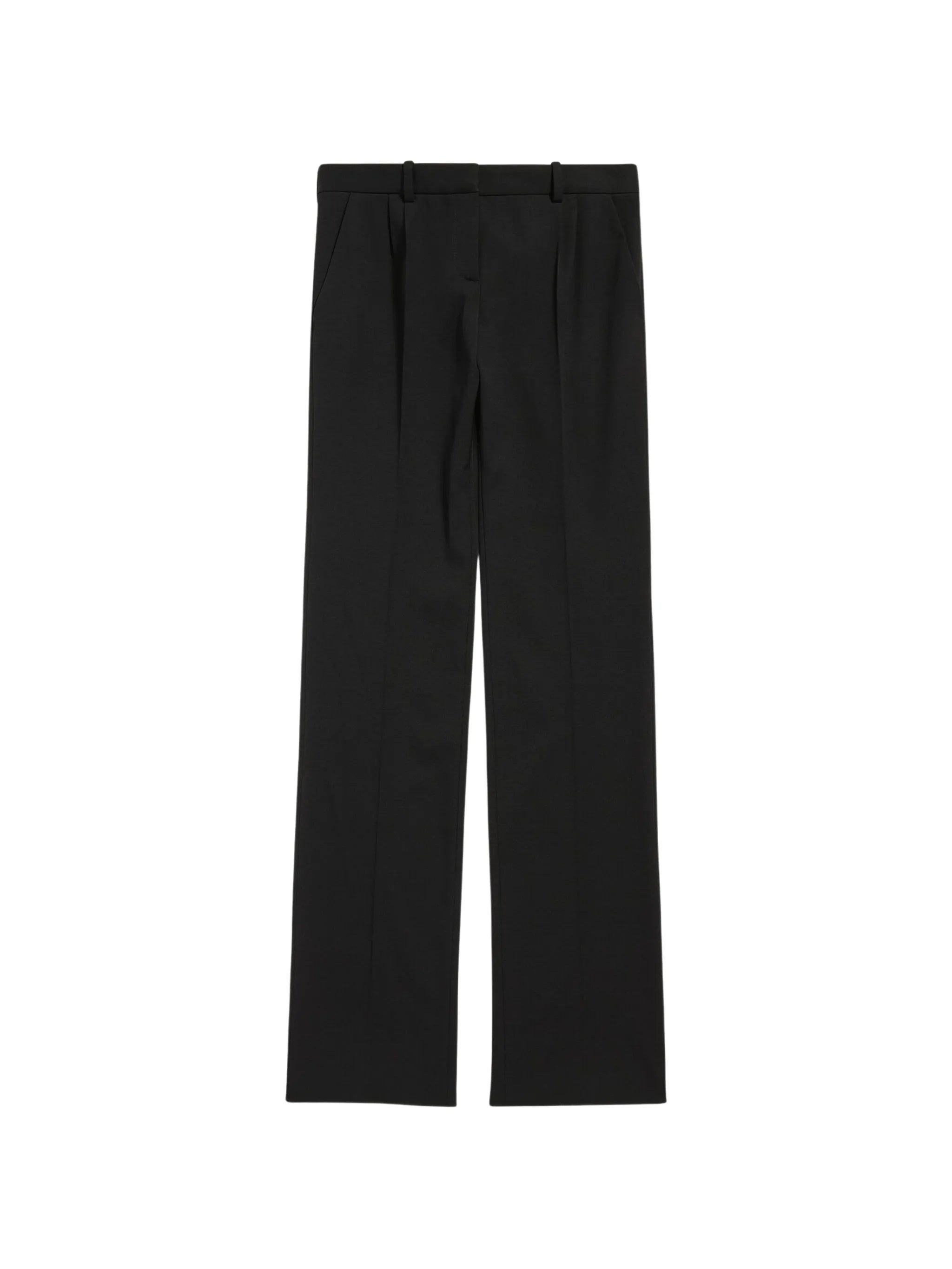 Slim Tailored Pants Black Pantaloni
