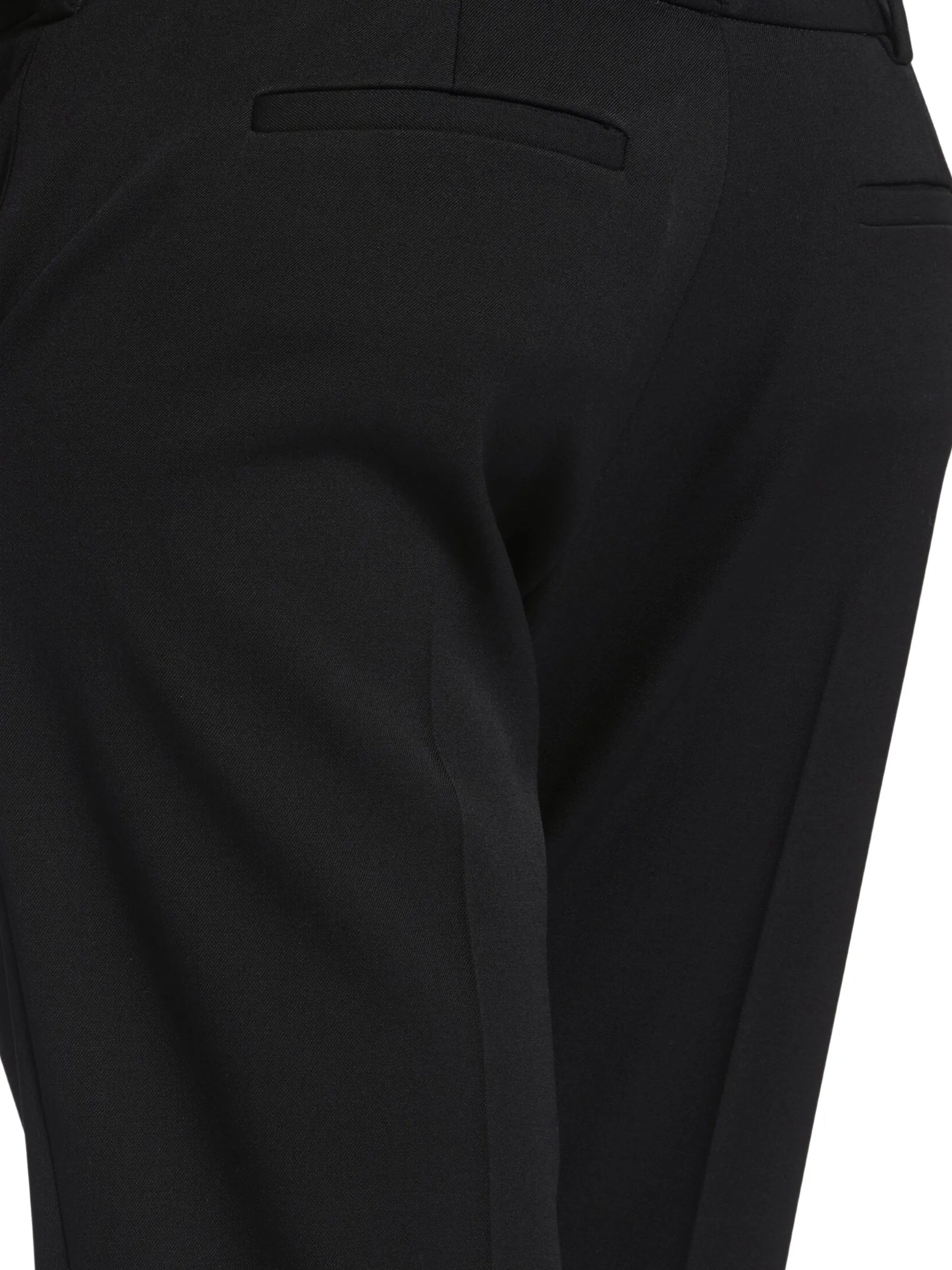 Slim Tailored Pants Black Pantaloni