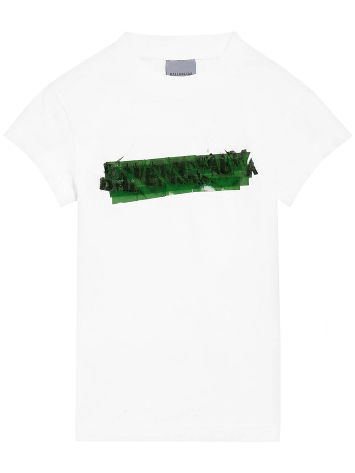 Chopped Back Tee-Shirt White T-shirt
