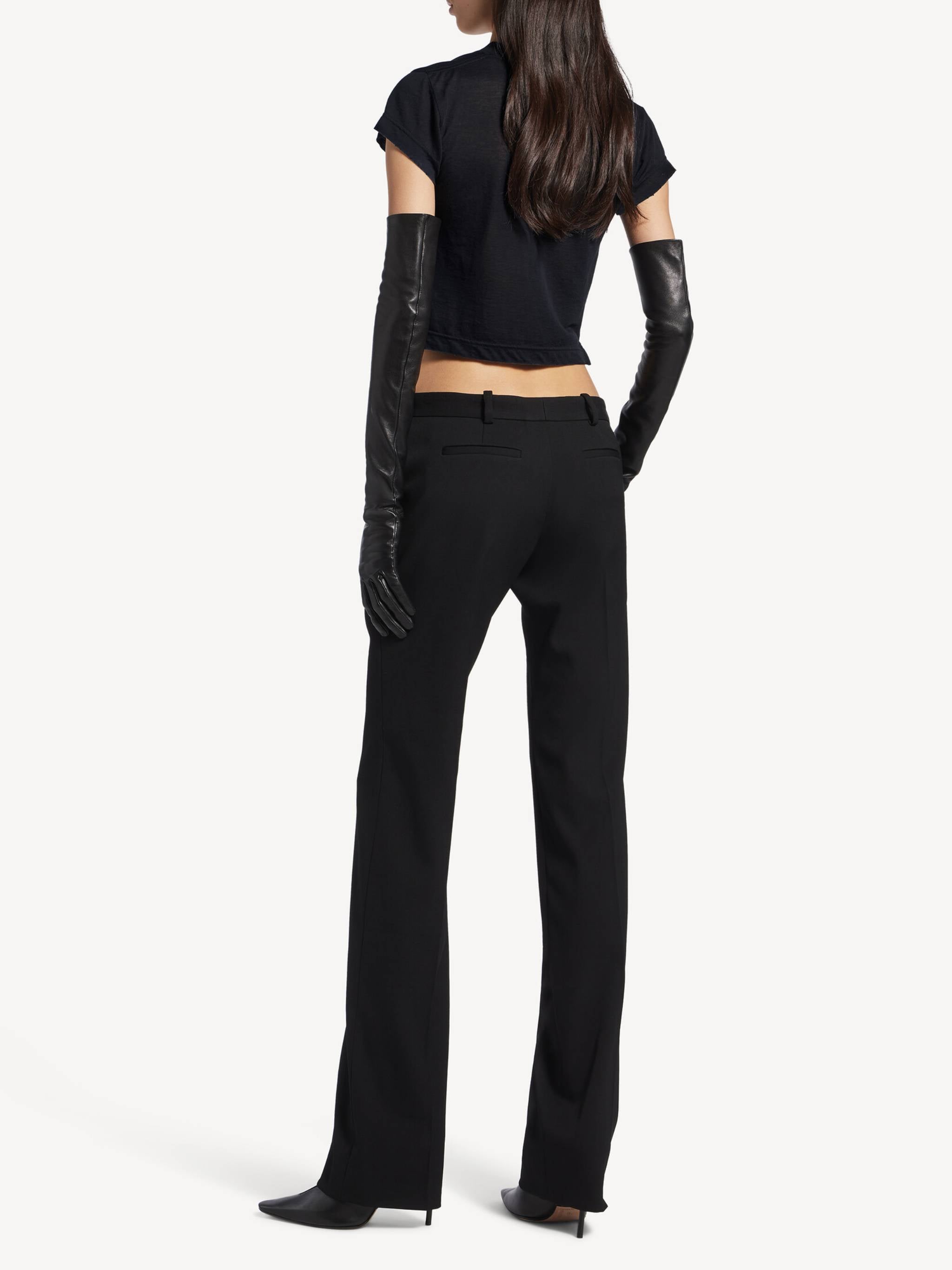 Chopped Back Tee-Shirt Black T-shirt