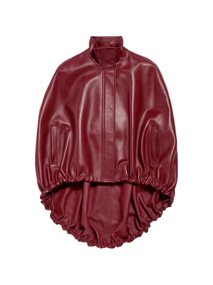 Short Cape Red Giacca