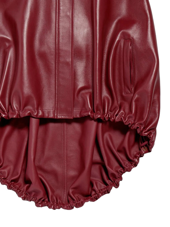 Short Cape Red Giacca