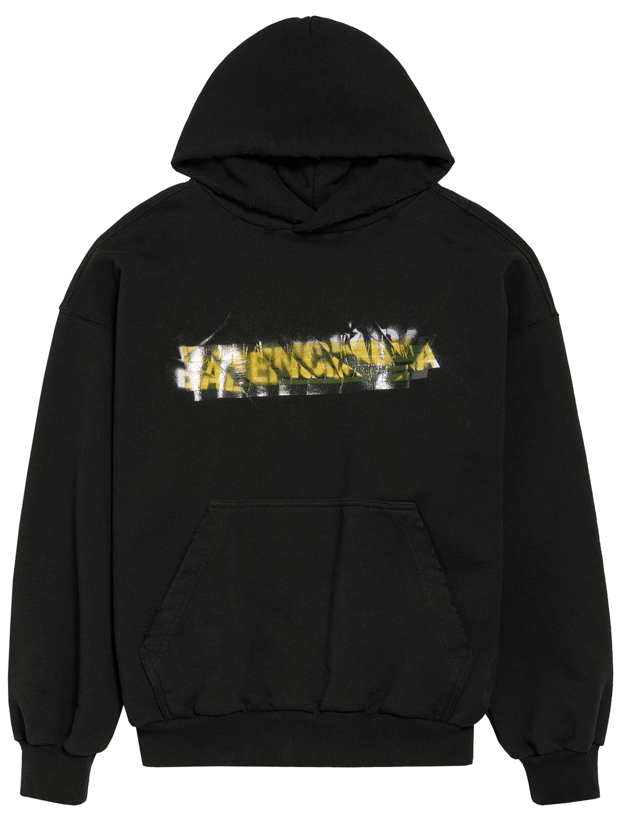 Medium Fit Hoodie Black Felpa