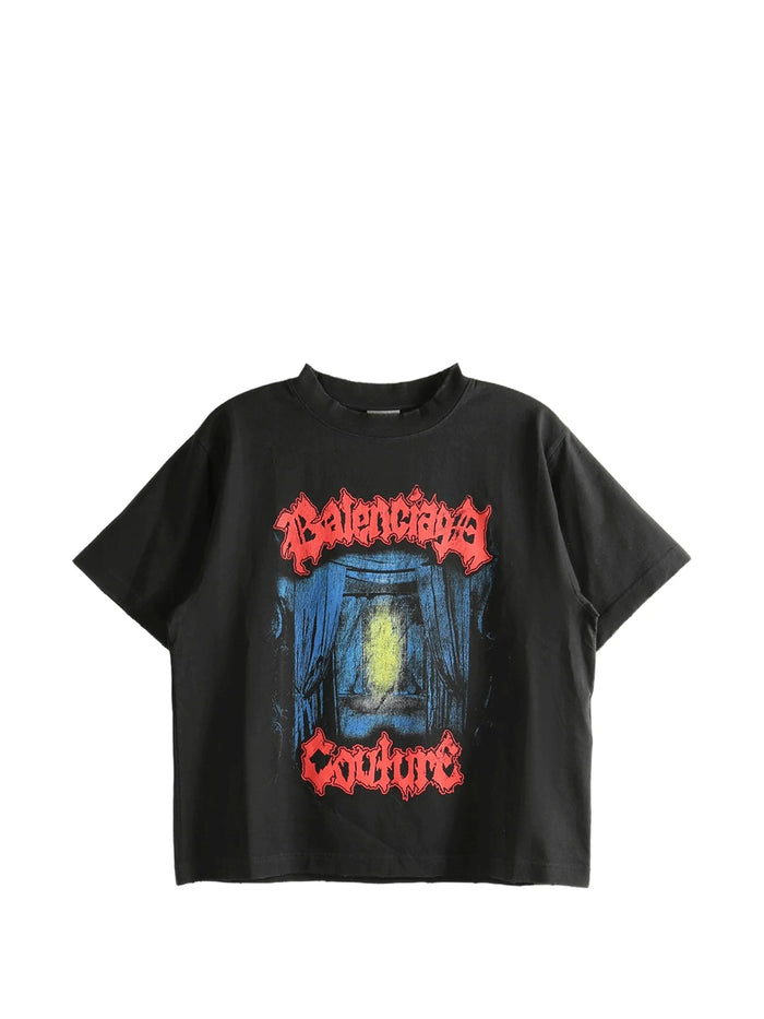 Medium Fit T-shirt Black