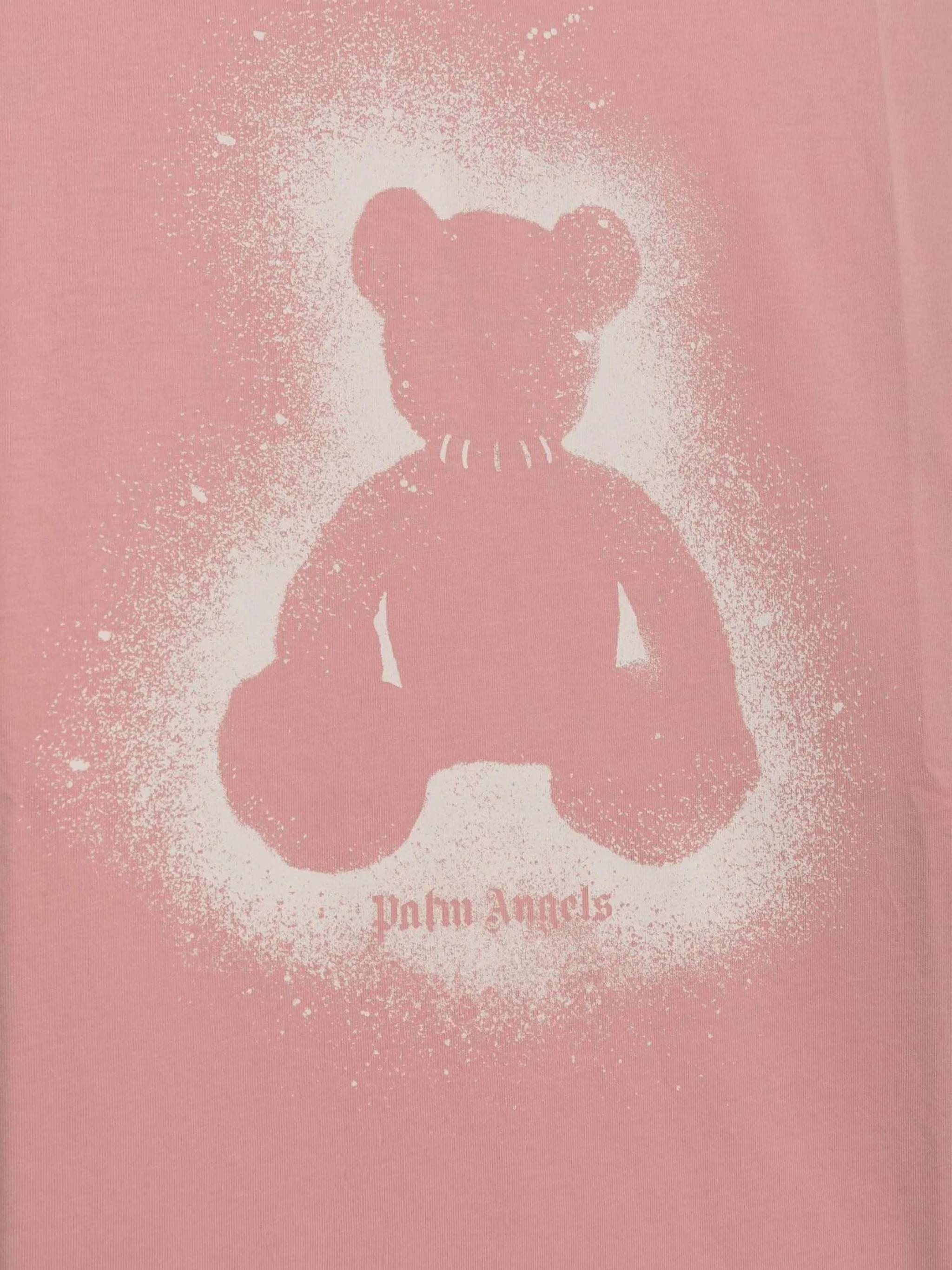 Spray Bear Loose Tee Pink & Purple T-shirt