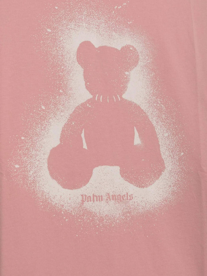 Spray Bear Loose Tee Pink & Purple T-shirt