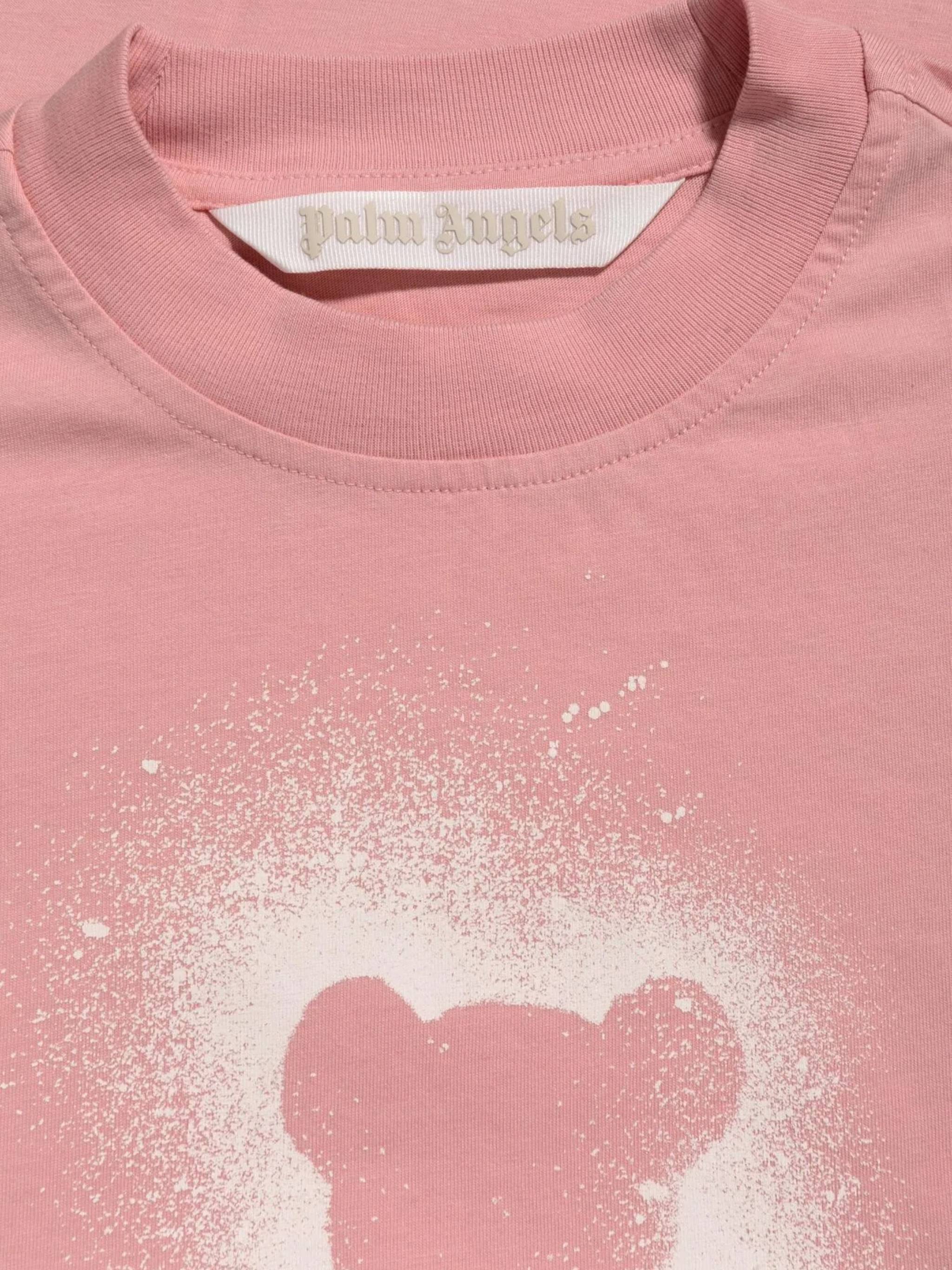 Spray Bear Loose Tee Pink & Purple T-shirt
