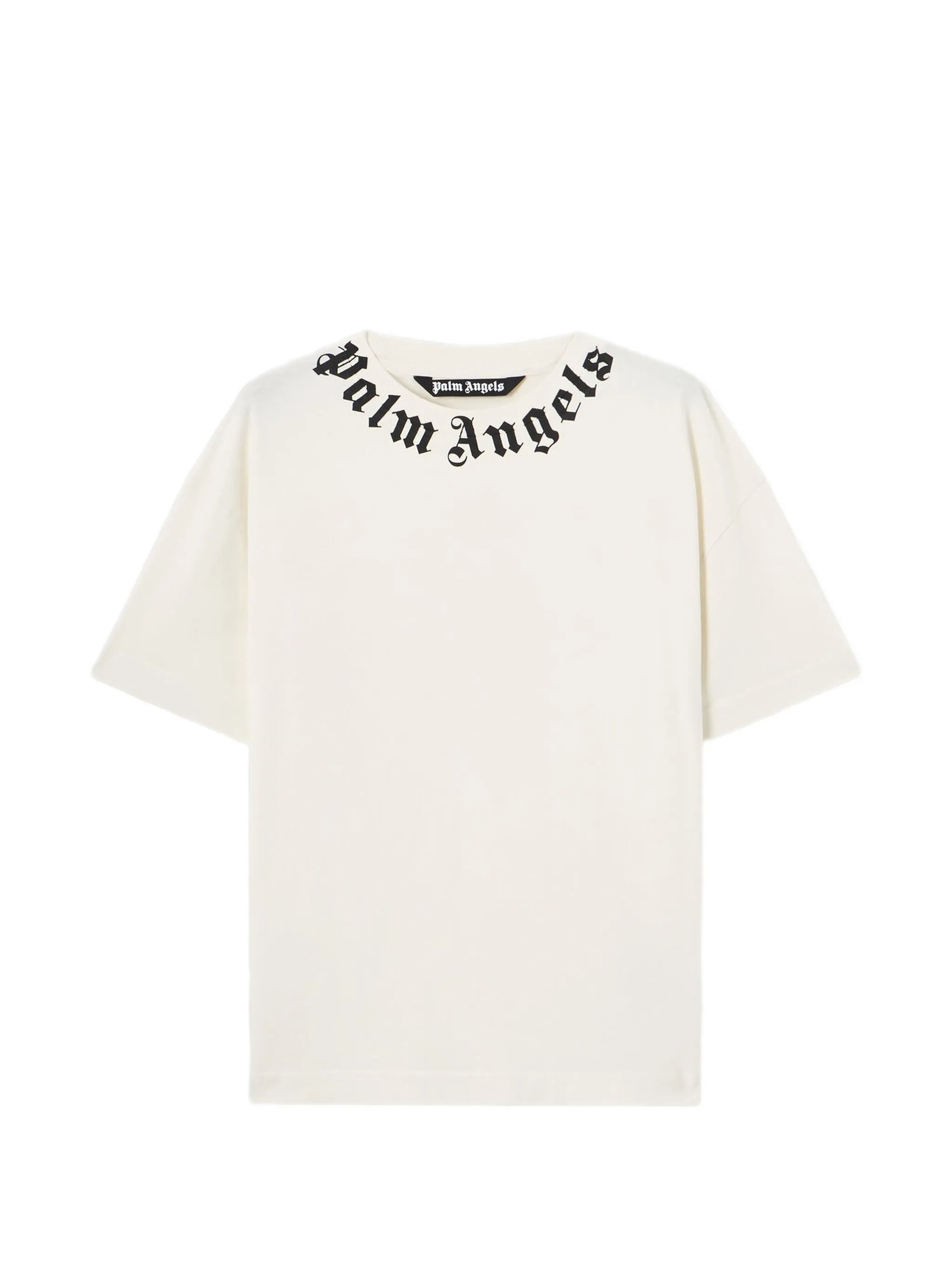 Neck Logo Regular Tee White T-shirt