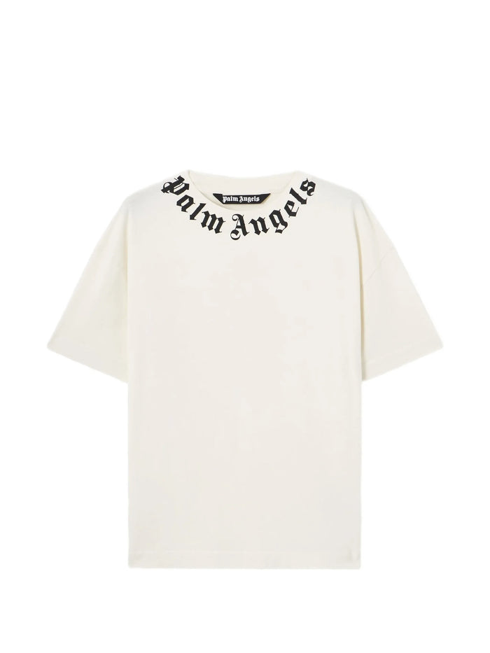 Neck Logo Regular Tee White T-shirt