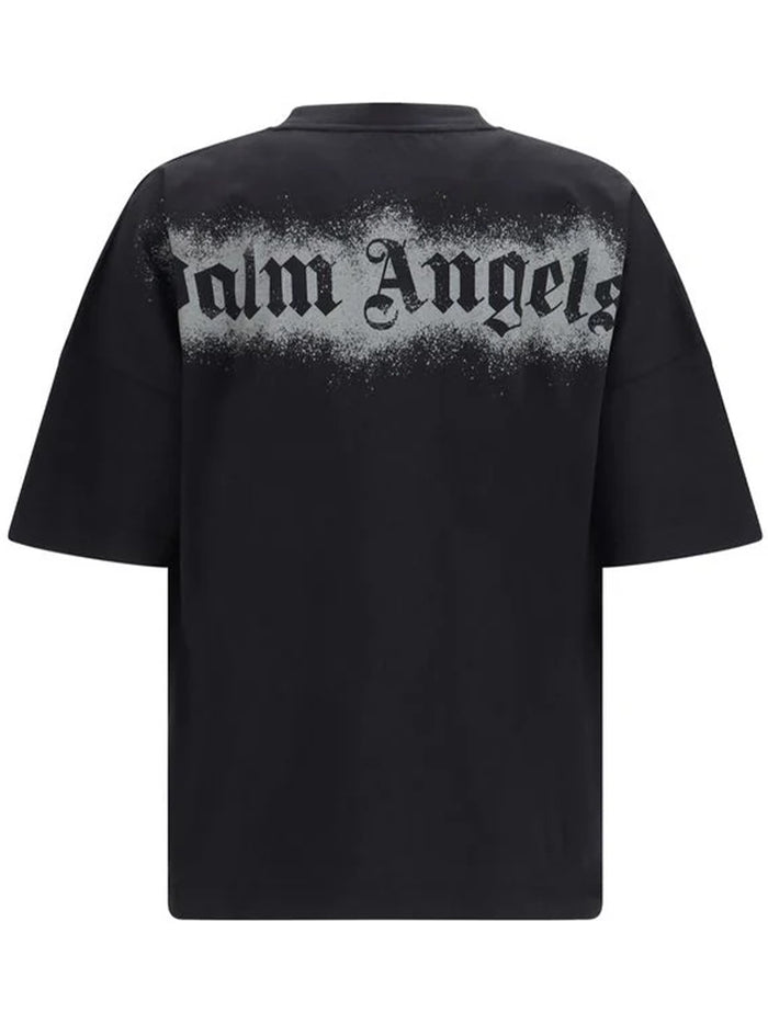 Spray Bear Over Tee Black T-shirt