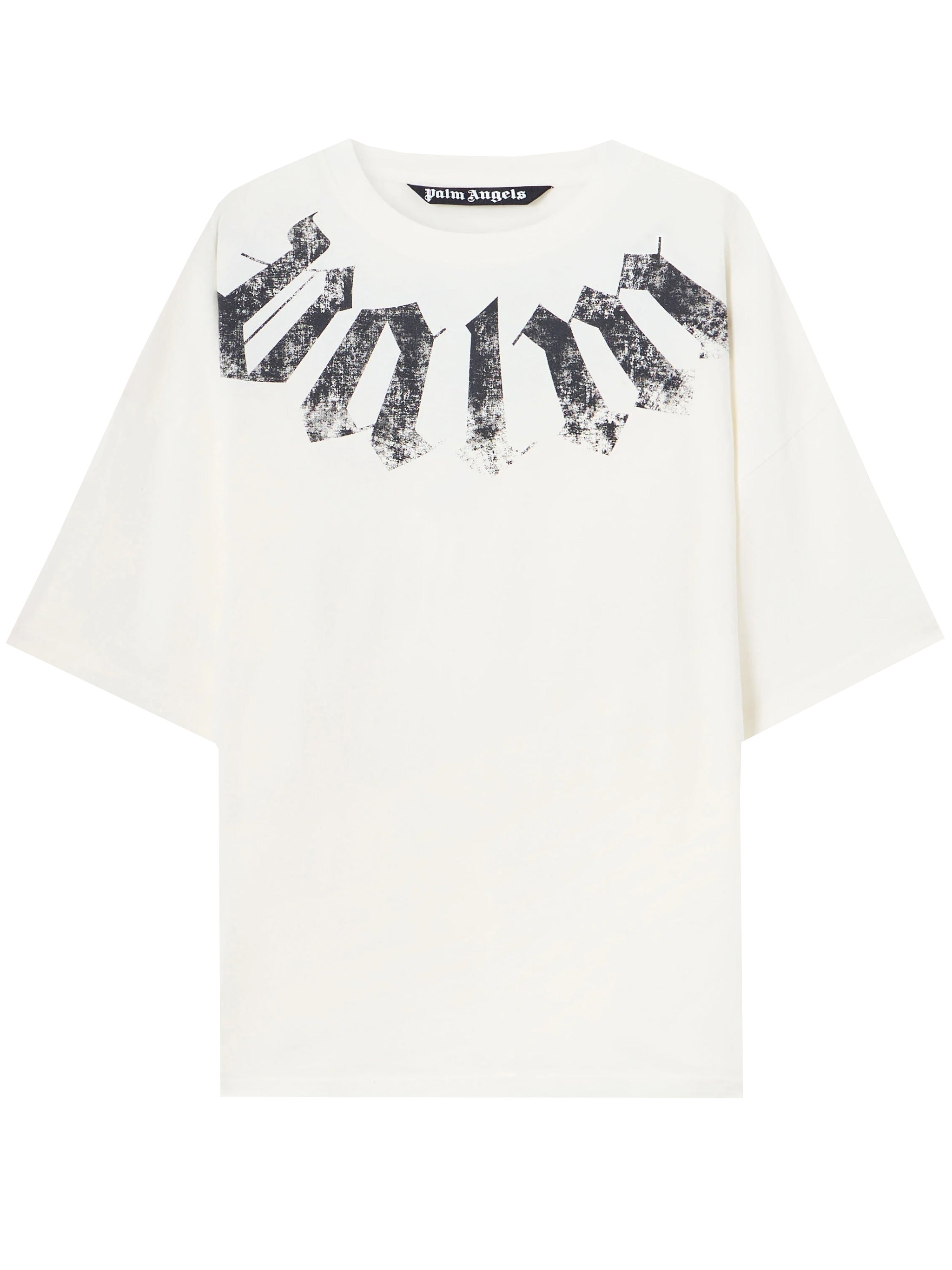 Big Neck Logo Loose Tee White T-shirt