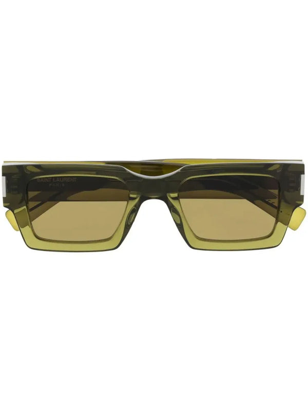 Saint Laurent - 736432y9956 3700 -green Green Lunettes-de-soleil