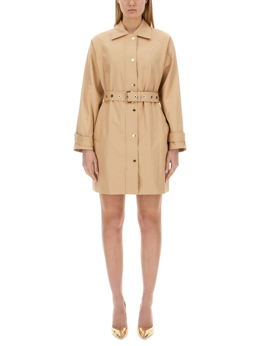 Cotton Trench Coat Beige & Raincoats