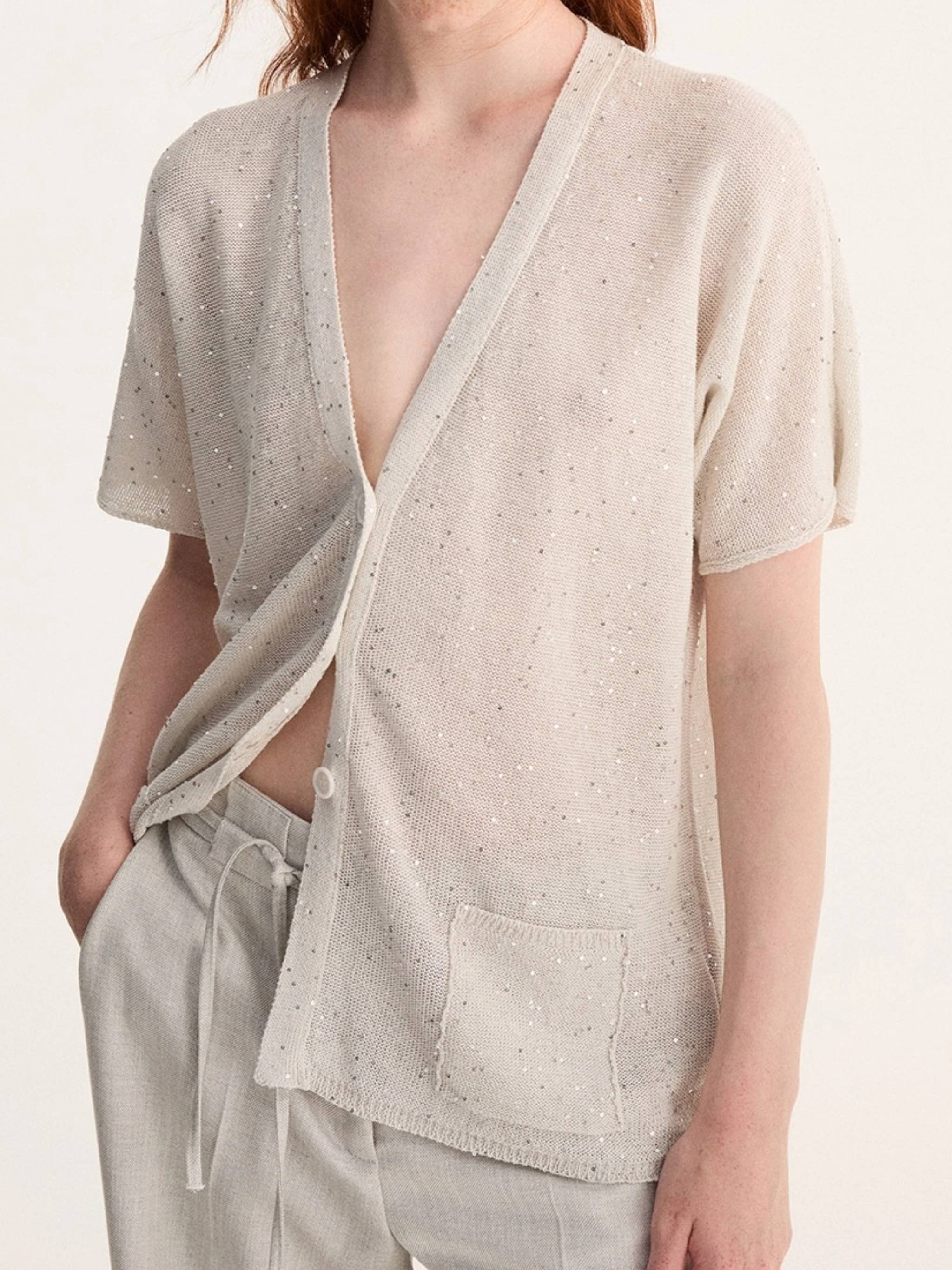 Cardigan Nude & Neutrals Maglia