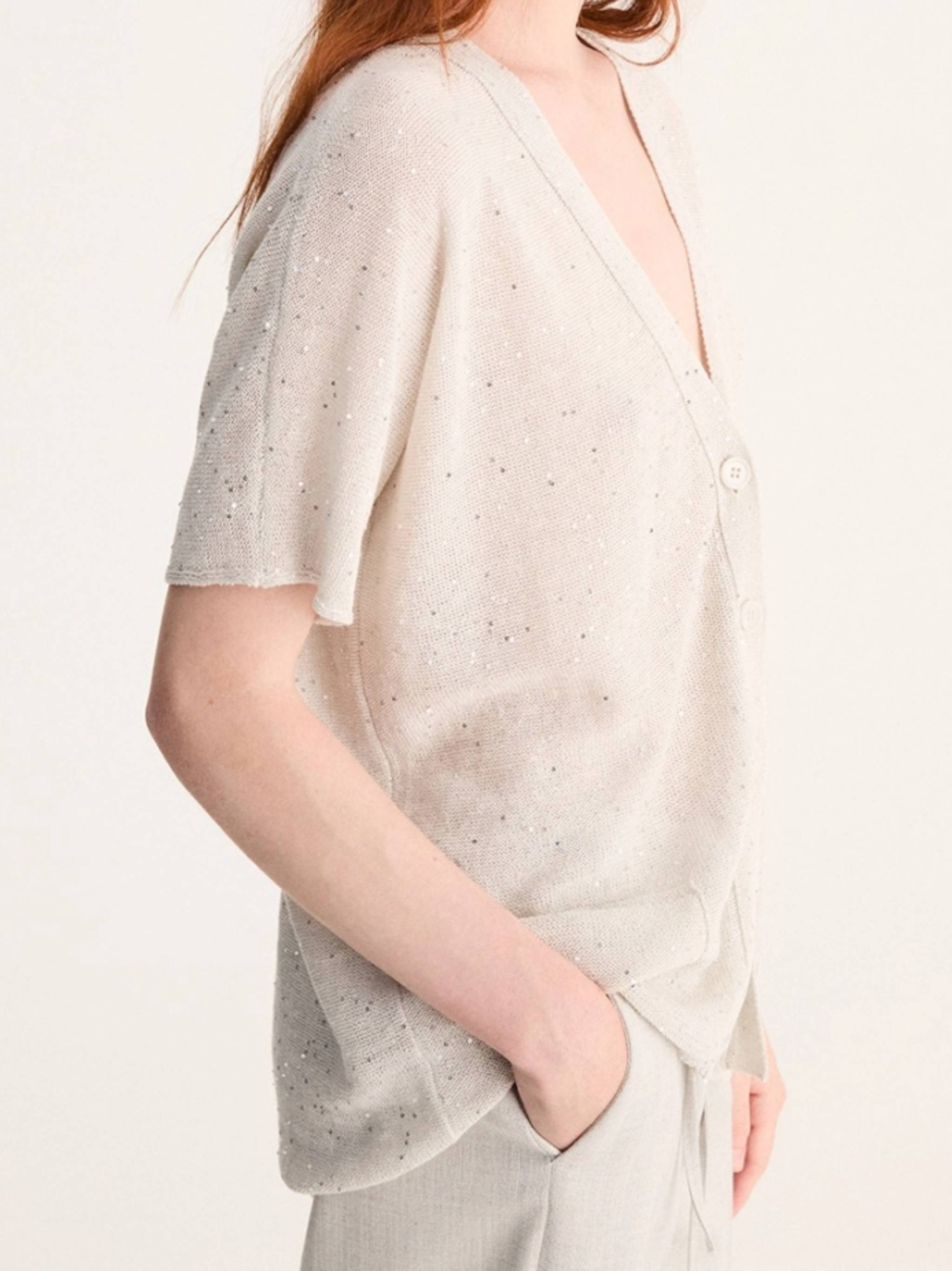 Cardigan Nude & Neutrals Maglia