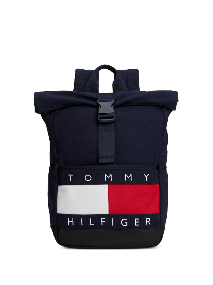 Heritage Flag Rolltop Backpack Blue Borsa