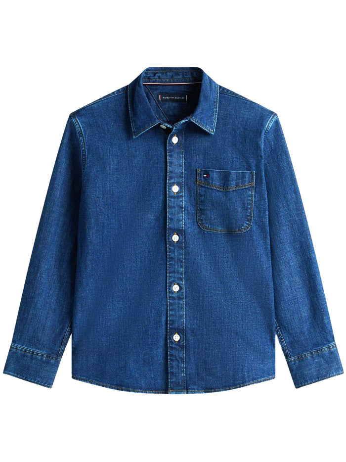 Relaxed Denim Shirt Blue Camicia