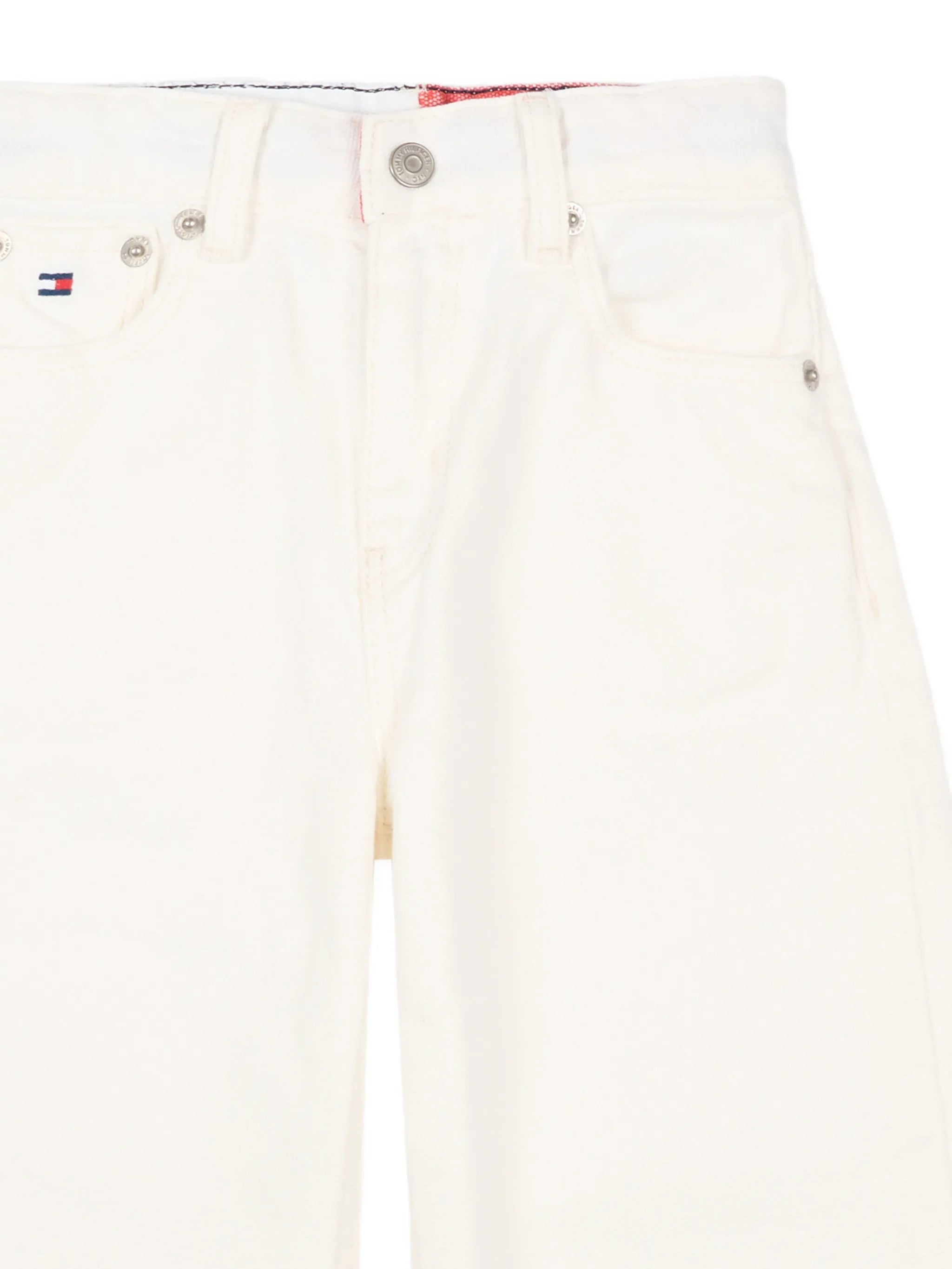 Heritage Flag Baggy Jeans White