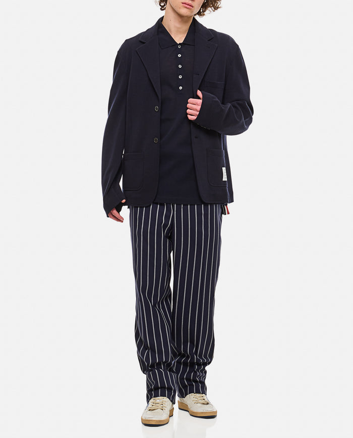 Thom Browne Jackets Blue Virgin Wool