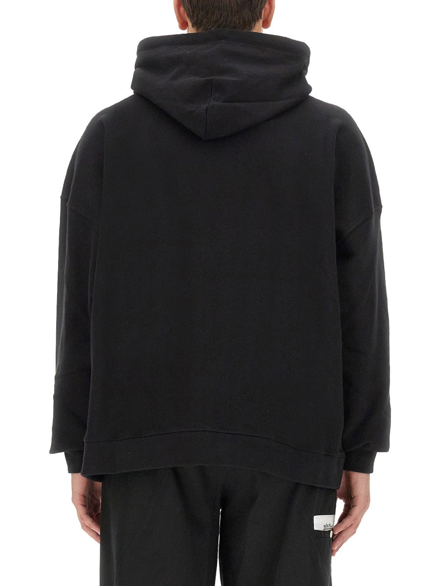 Hoodie Black Cotton Sweatshirts