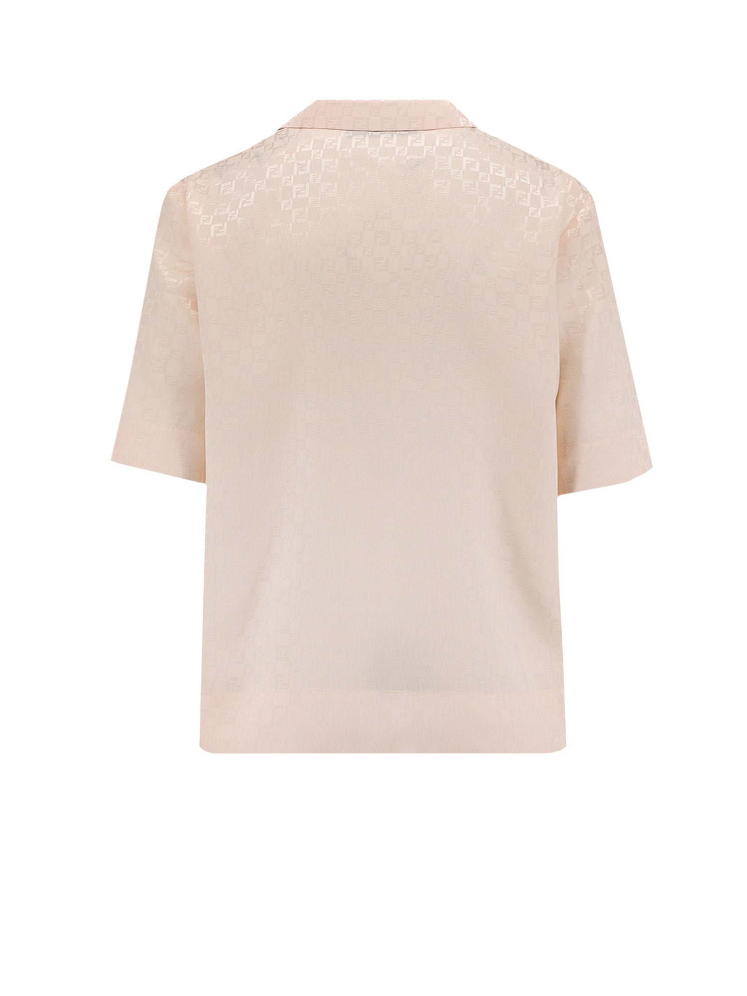 Fendi Shirts Pink Seta