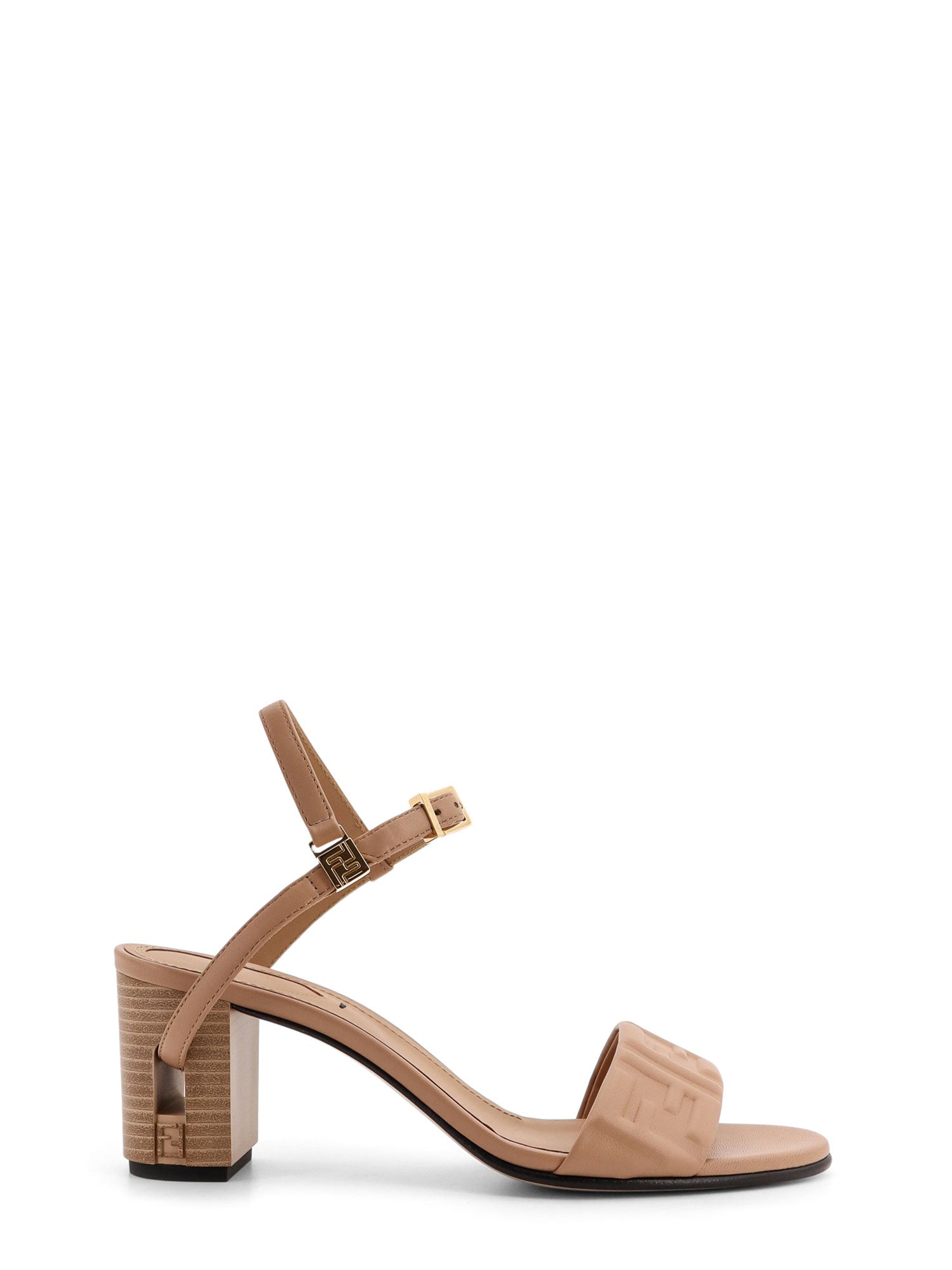 Fendi Sandals Beige Pelle
