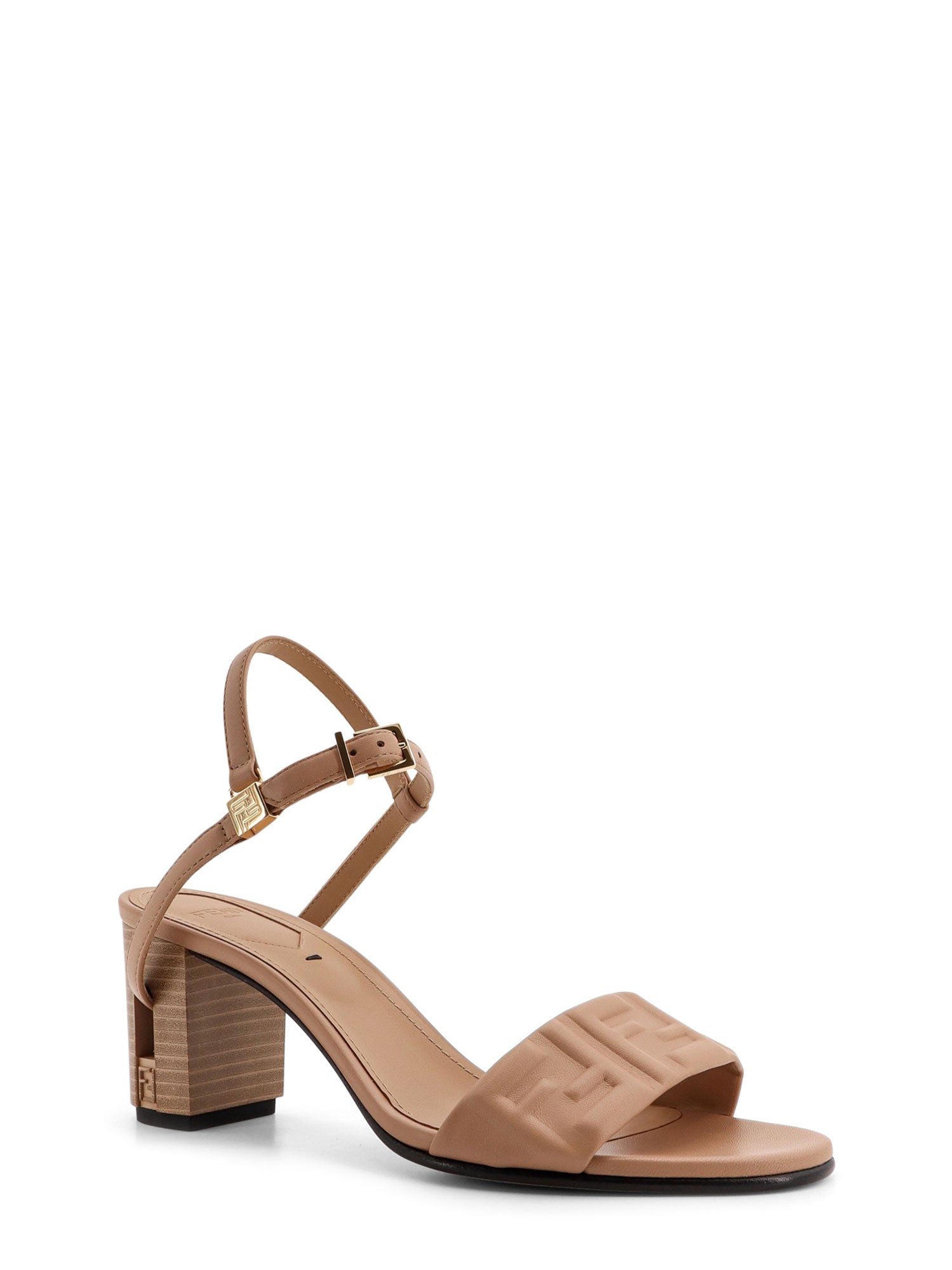 Fendi Sandals Beige Pelle