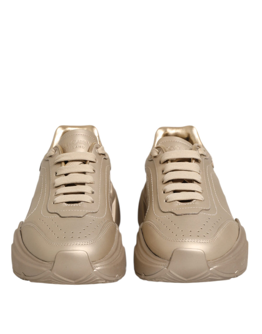 Dolce & Gabbana 100% Calf Leather sneaker in gold
