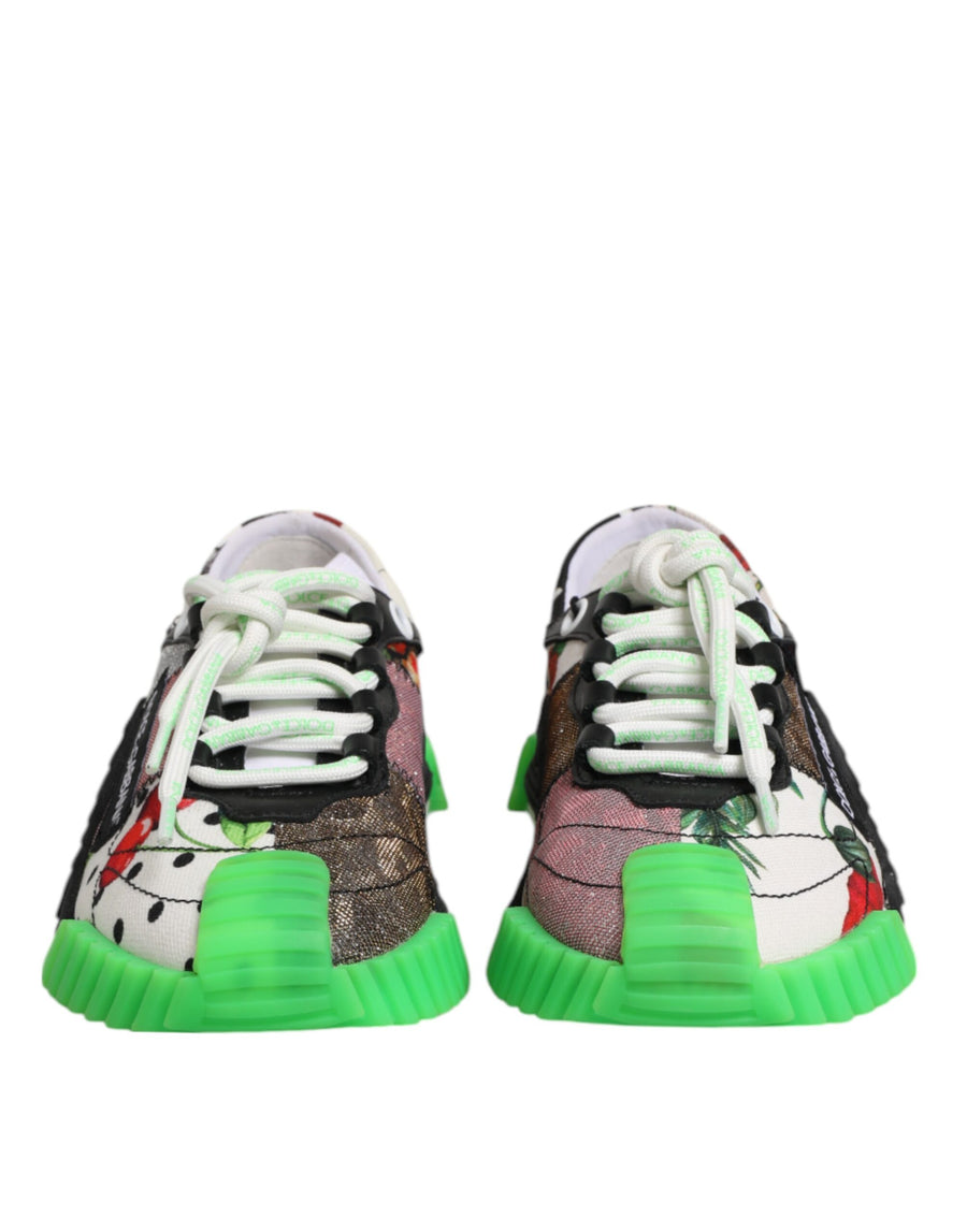 Dolce & Gabbana 87% Calfskin sneaker in multicolor