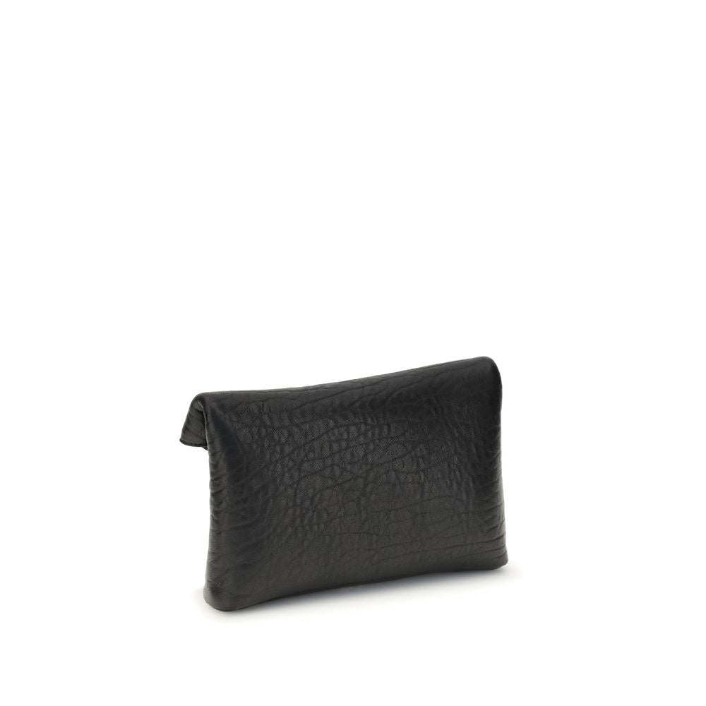 Cassandre Chain Clutch Bag Black