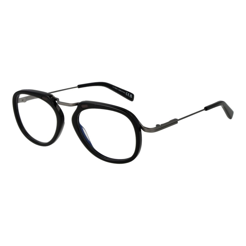 Black Metal Glasses (frames) Accessory