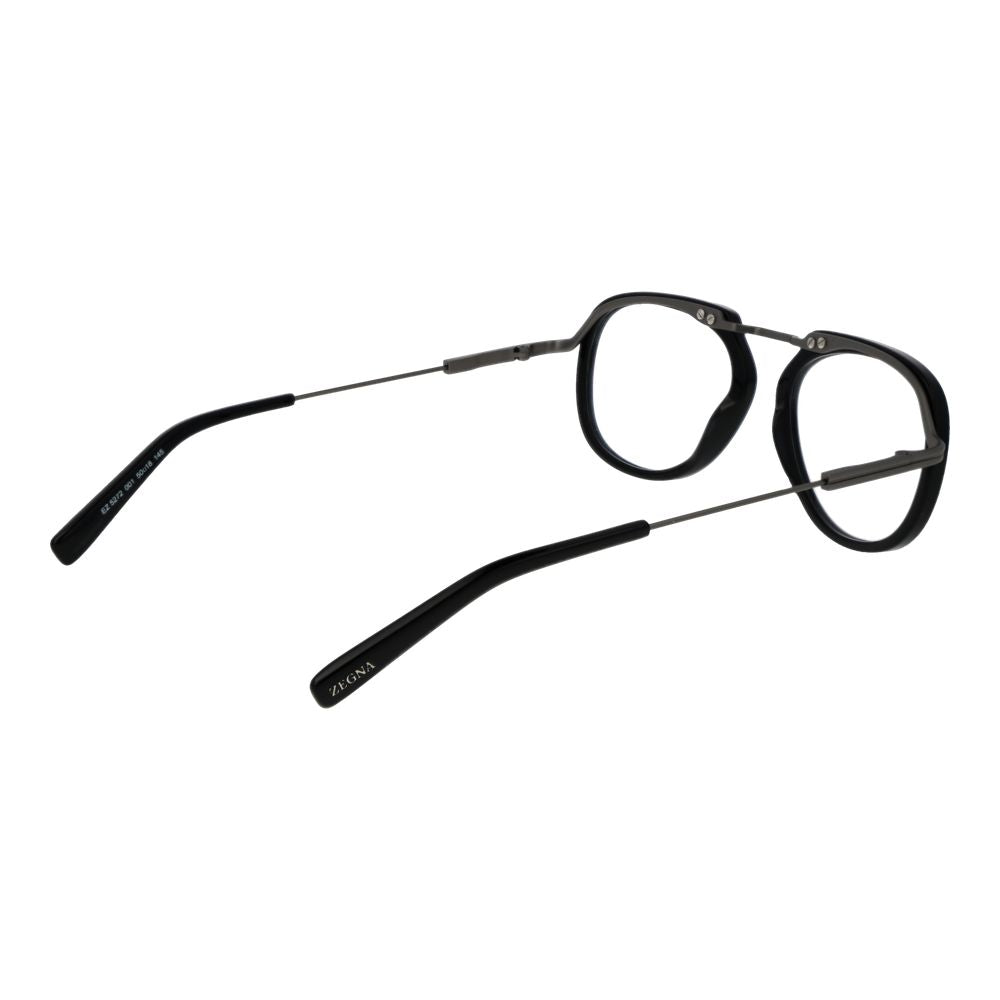 Black Metal Glasses (frames) Accessory