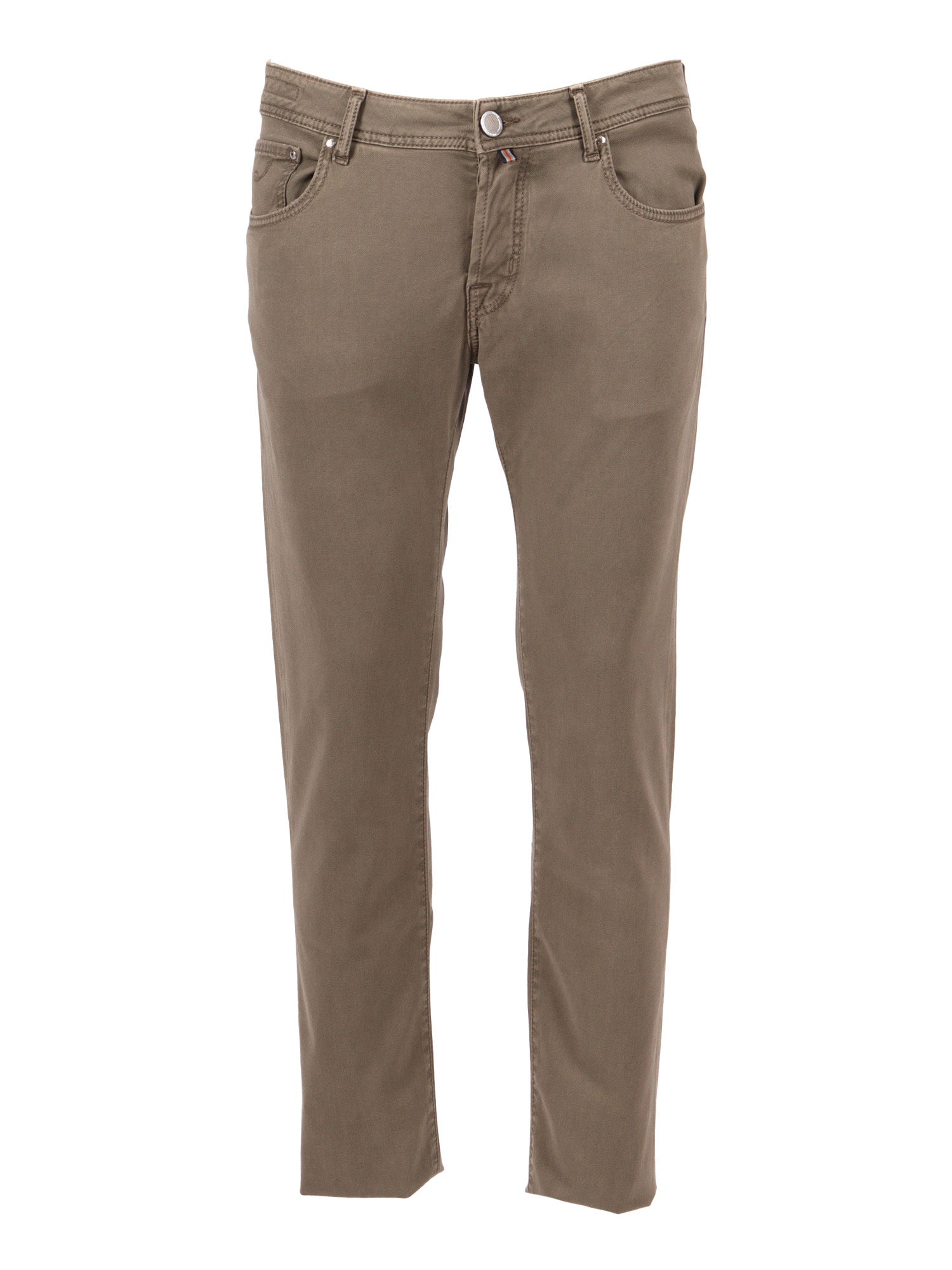 5 POCKETS SLIM FIT PANTS Grey Modal Lycra Cotton Elastane Jean