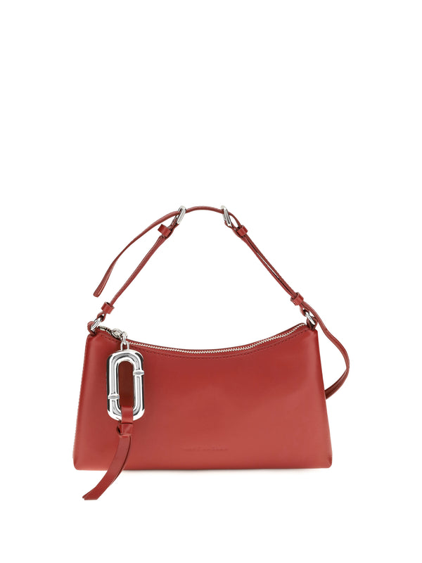 Mini Scene Leather Shoulder Bag Crimson Calf Bos Taurus
