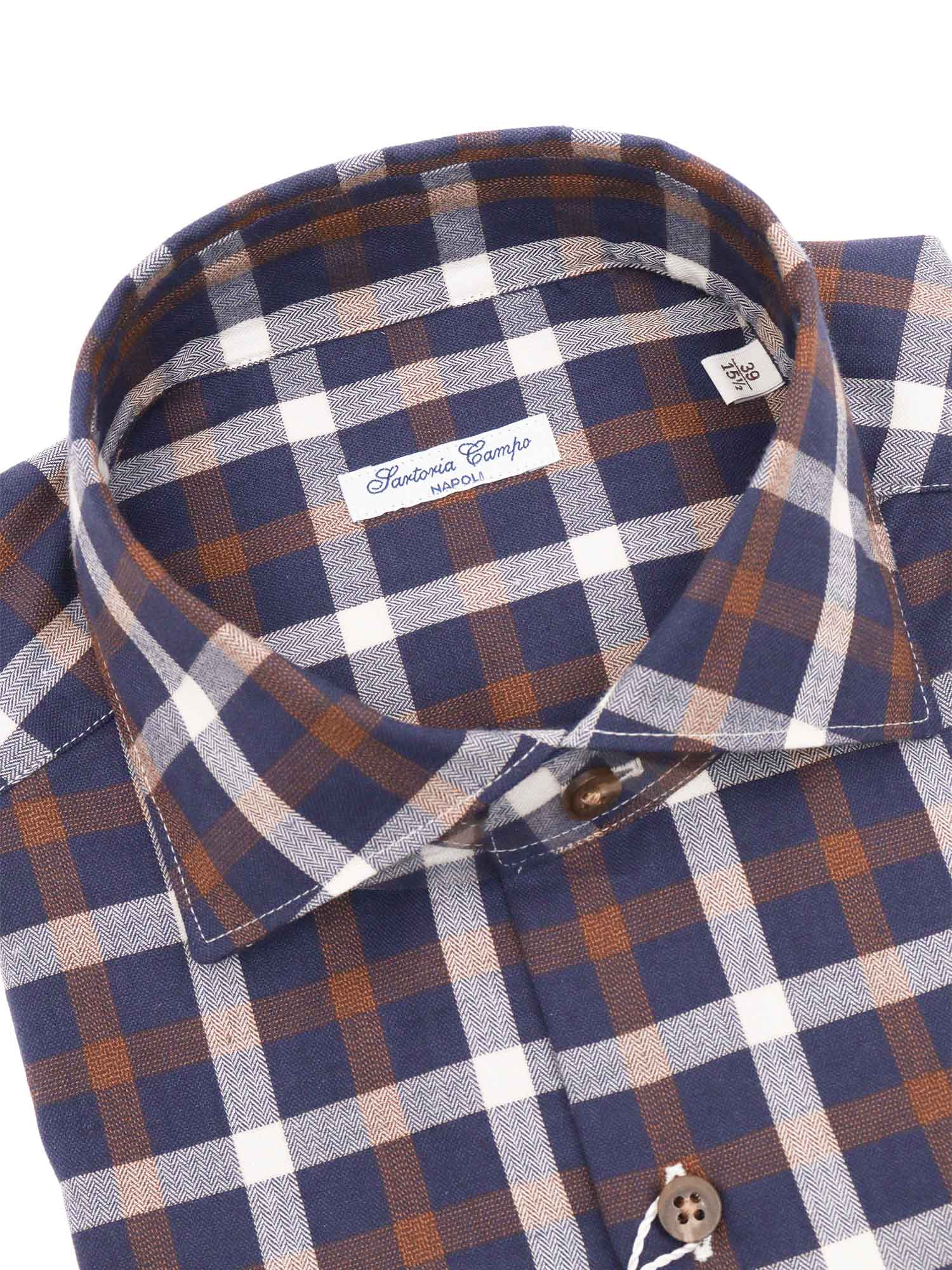 Mens Shirt Blue Cotton