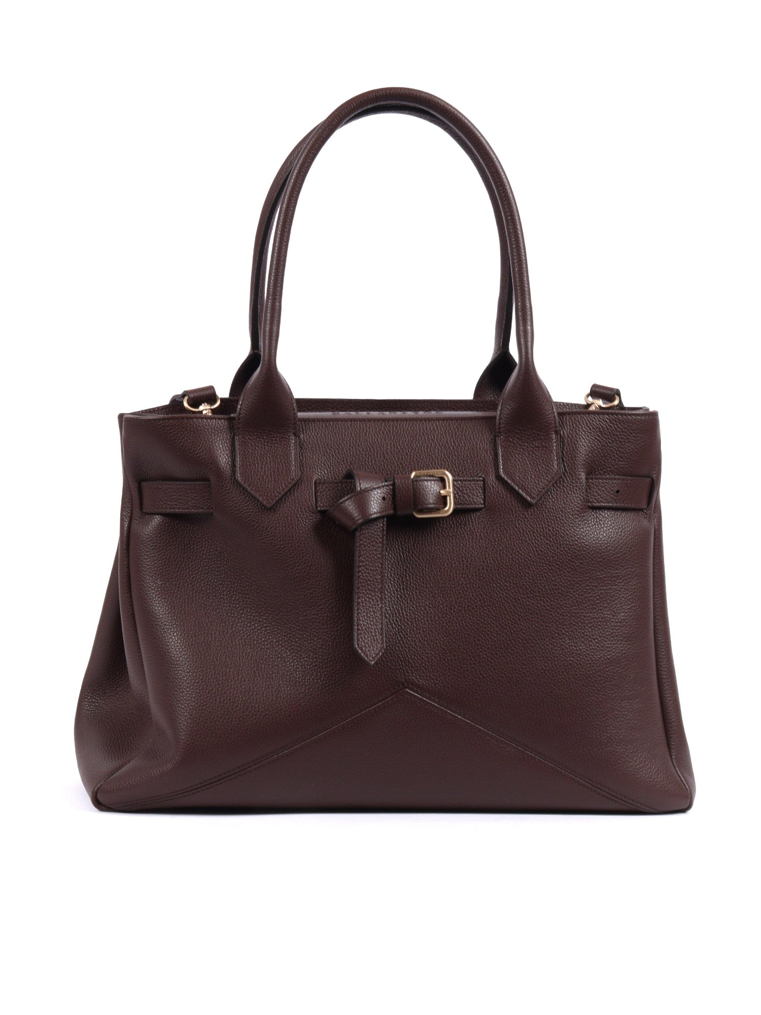 KATE BAG M Brown Calf Leather Small Grain